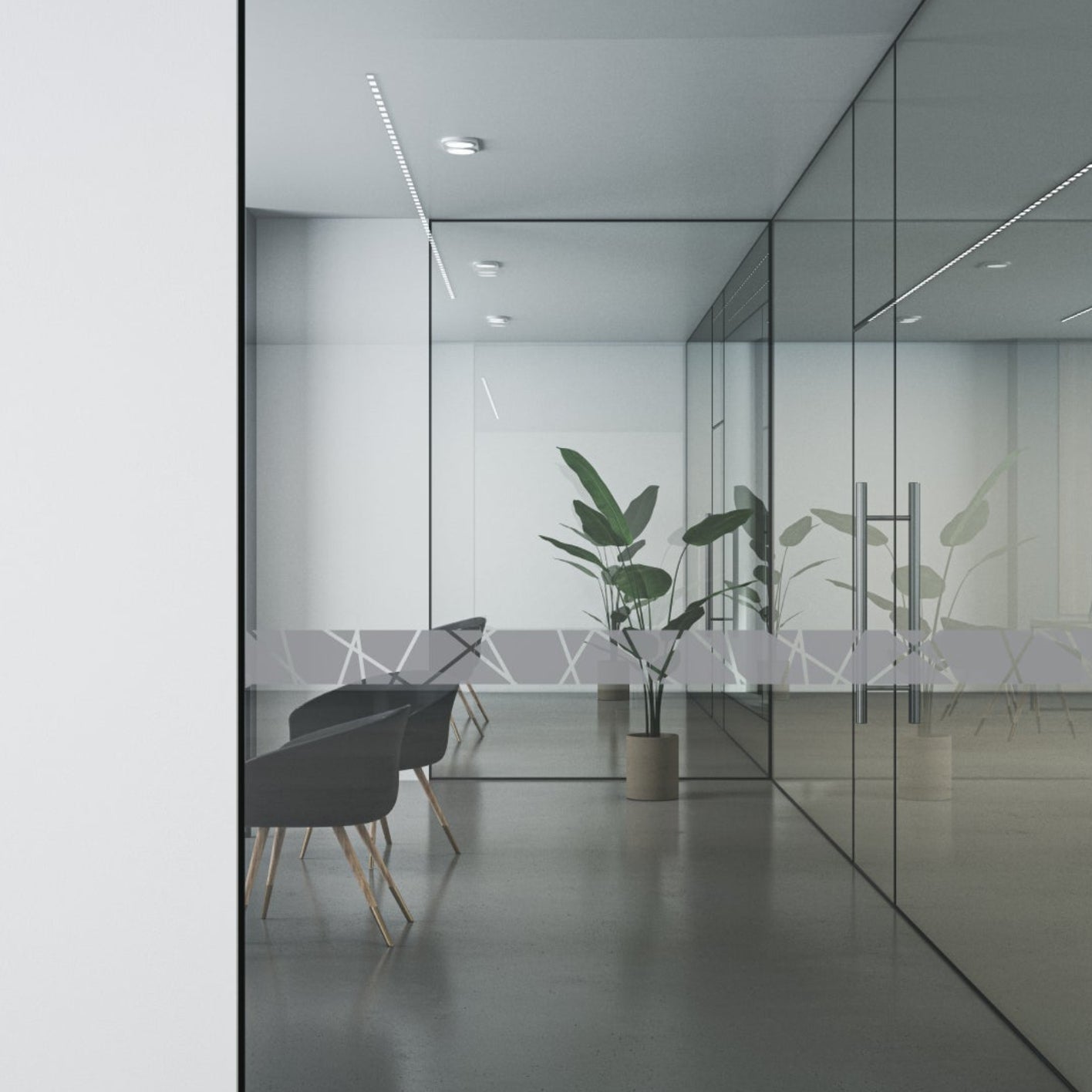 Abstract Glass Safety Decal - The Creative Print Co.