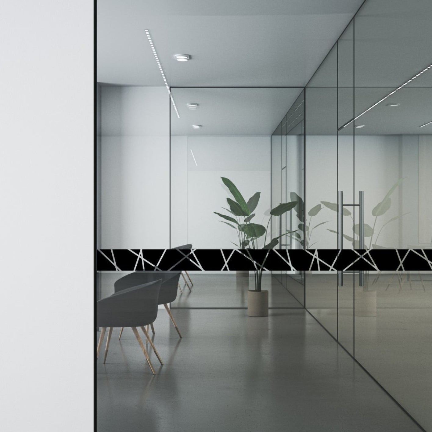 Abstract Glass Safety Decal - The Creative Print Co.