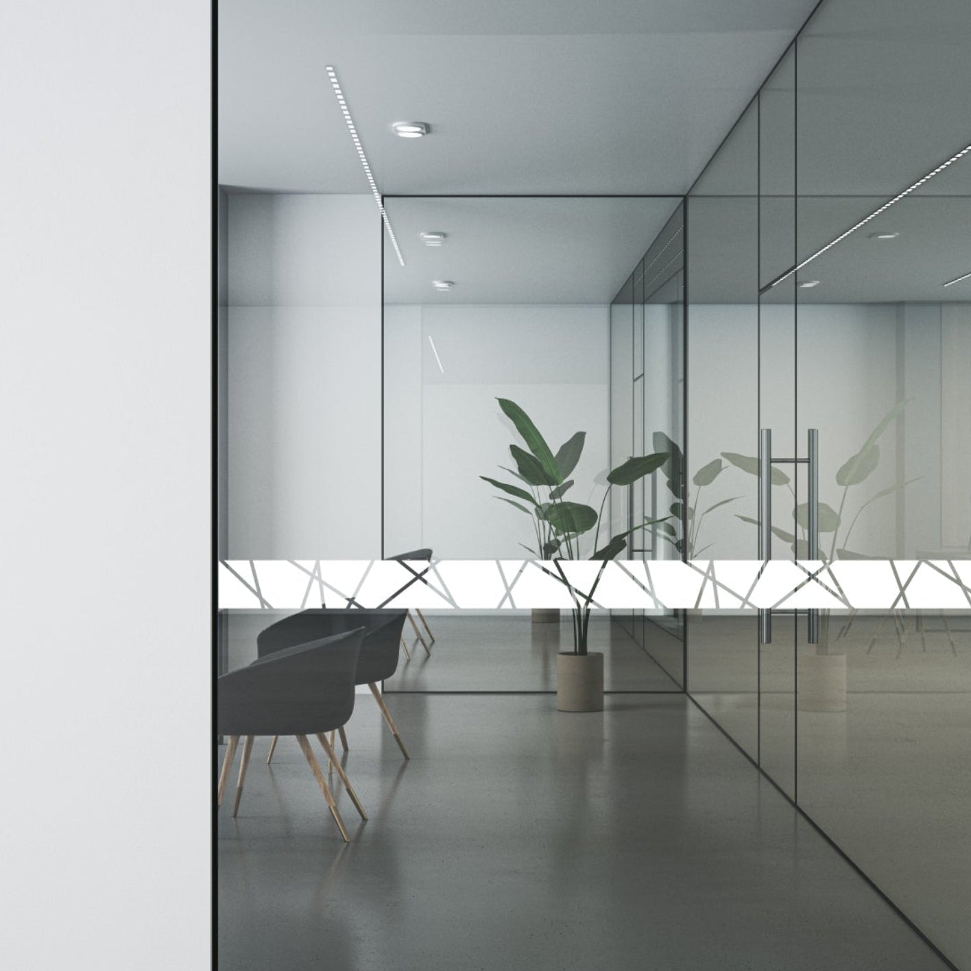 Abstract Glass Safety Decal - The Creative Print Co.