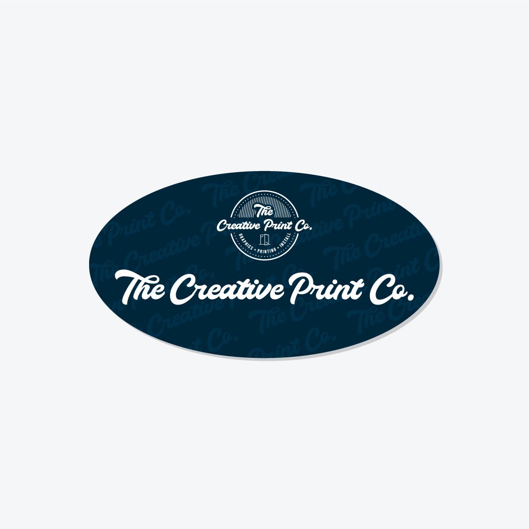 Oval Stickers - The Creative Print Co.