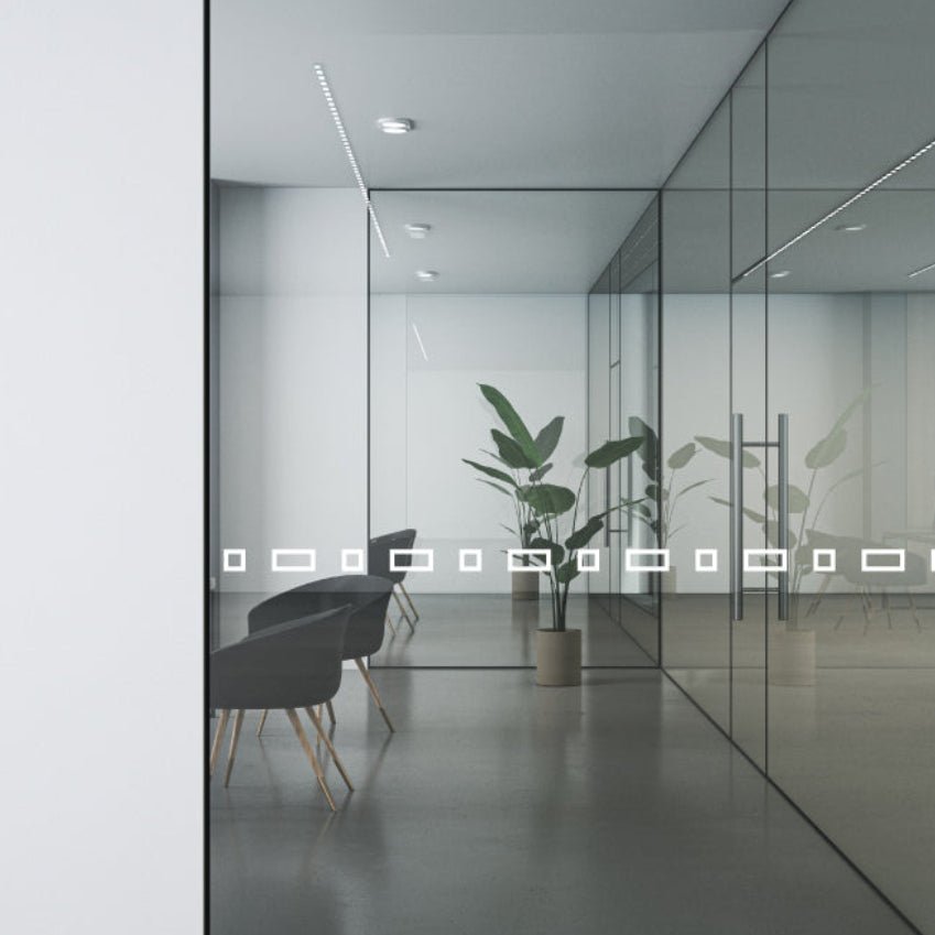 Square Rectangle Glass Safety Decals - The Creative Print Co.